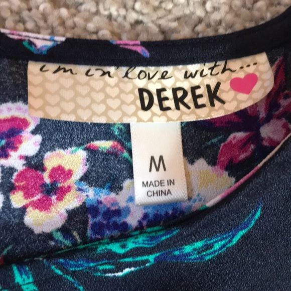 Black floral dress - Picture 3 of 5